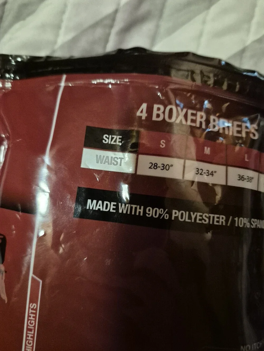 🌿5/$25 New 4pr. Echo Unltd Mens Small Athletic Boxer Brief New Opened Pack